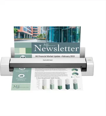 Produktbild von Brother DS-740D - 215,9 x 1828,8 mm - 600 x 600 DPI - 1200 x 1200 DPI - 48 Bit - 24 Bit - Graustufen - Monochrom