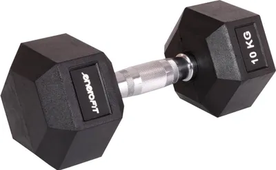 Obrázok produktu pre EB FIT činka 1 kus, činky, šesťhranné činky, 10 kg