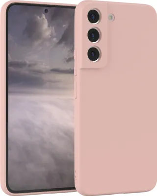 A pink phone case is shown with a phone inside.