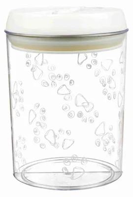 Immagine prodotto di Lattina per alimenti e snack 1,5 l/ø 12 × 17,5 cm trasparente/bianco