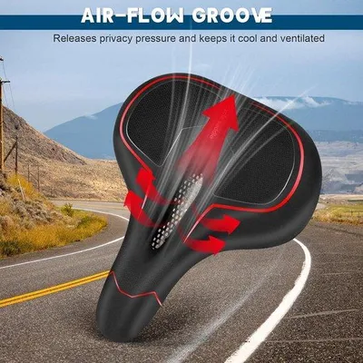 Produktbild von Famanu Fahrradsattel Komfortabel und Ergonomisch - Rot