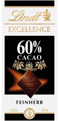 Produktbild von Lindt Excellence 60% Cacao Feinherb Tafel 100g