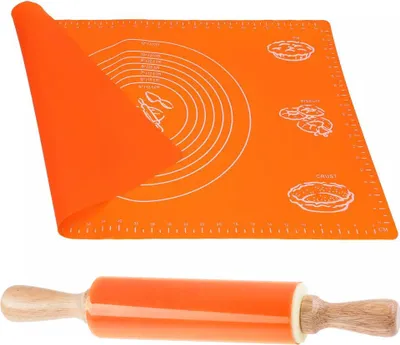 Produktbild von PRAJO Backbrett mit Nudelholz, 2-teilig