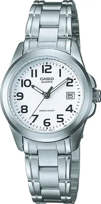Produktbild von Casio Damen Uhr LTP-1259PD-7BEG Edelstahlband Armbanduhr