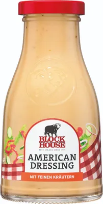 Produktbild von BLOCK HOUSE Salatdressing AMERICAN, 240ml Glas