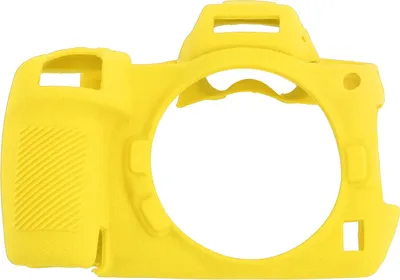 Image de Housse��de caméra en silicone Trisar, ouverture de trou précise, antichoc, protection��en silicone souple et antidérapante pour caméra d'intérieur (Jaune)