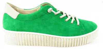 Produktbild von Gabor Velour verde leinen GZ sportlicher Schnürer Grün in Gr. 36