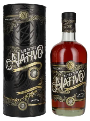 Image de Auténtico Nativo 20 Years Old Special Reserve Rum 40% Vol. 0,7l en boîte cadeau