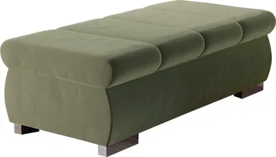 Produktbild von MIRJAN24 Polsterhocker Bangkok Groß, Moderne Sitzhocker vom Hersteller, Holzkonstruktion, 120x60x39 cm (Farbe: Magic Velvet 2243)