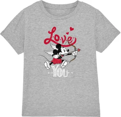 Obrázok produktu pre Disney - Detské tričko "Love You" - Valentín TV4208 (116) (Sport Heide)