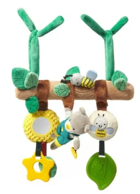 Obrázek produktu pro Závěsná edukační hračka Teddy Gardener, mátová, béžová