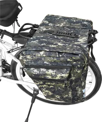 Produktbild von Fahrrad Ruecksitz Tasche Fahrrad Fahrradtraeger Doppel Packtasche Lebensmittel Lagerung Tragetasche Pack