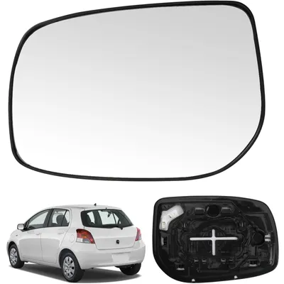 Productafbeelding van Spiegellijst Links Verwarmd met Draagplaat voor Yaris 2006-2012