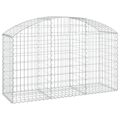 Produktbild von Gabione mit Hochbogen 150x50x80/100 cm Verzinktes Eisen
