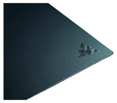 Image de Razer Atlas Pro, Noir, Unie, Verre trempé, Caoutchouc, Pieds antidérapants, Tapis de souris gaming