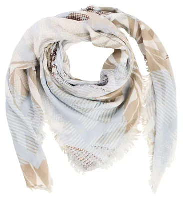 Immagine prodotto di Sciarpa da donna camel active, motivo stampato, azzurra, taglia unica