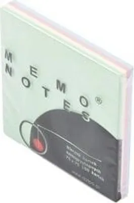 Obrázek produktu pro Kancelářské poznámky 75x75mm Mix 100ks.