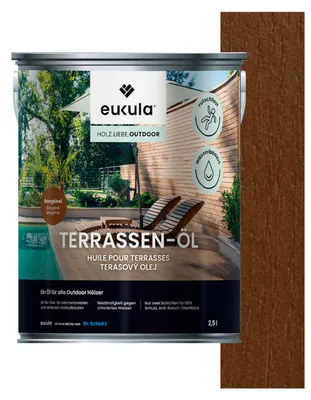 Produktbild von Eukula Terrassen-Öl, 2,5 Liter, Bangkirai