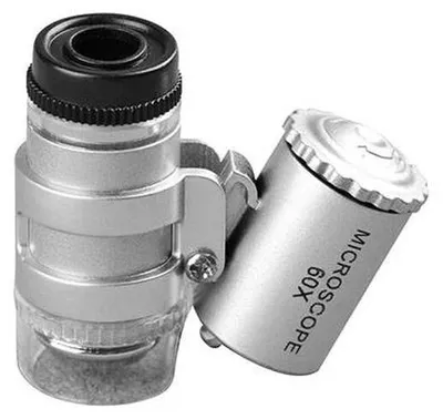Immagine prodotto di Verk 09068 Microscopio tascabile con illuminazione a LED 60x ZOOM