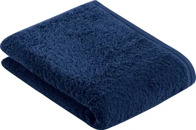 Produktbild von Vossen 118085 | Duschtuch Vegan Life Duschtuch, 67 x 140 cm - Farbe: Navy - Größe: 67 x 140 cm