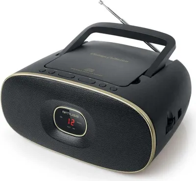 Produktbild von Muse md-202 vt schwarz tragbares cd radio cd-rw fm/am mit eingebautem lautsprecher