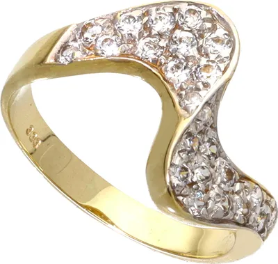 Produktbild von Schicker massiver Ring  echt Gold 333 (8 kt) mit Zirkonia