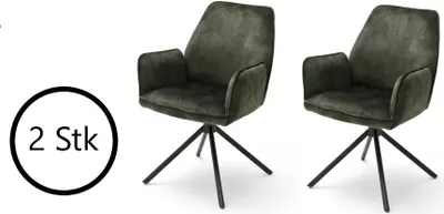 Produktbild von Esszimmerstuhl Stuhl Stühle Esszimmer Polsterstuhl "OTTAWA I" olive