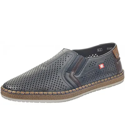Produktbild von Rieker Straßenslipper in blau, Gr. 43