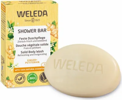 Produktbild von WELEDA INGWER + PETITGRAIN Duschwürfel