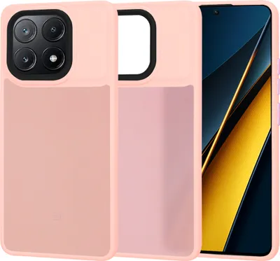 Produktbild von Techsuit HaloFrost Back Cover Hülle für Xiaomi Poco X6 Pro - Rosa