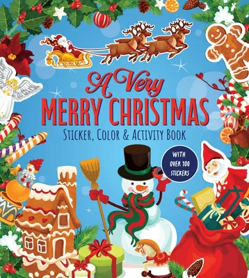 Produktbild von A Very Merry Christmas Sticker, Color & Activity Book