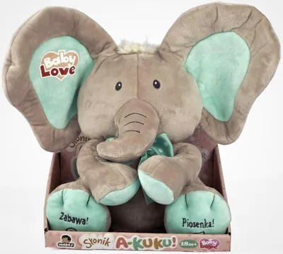 Produktbild von SŁONIK A KUKU, Beige-Mint, 24 cm, Artikelnummer: 6508