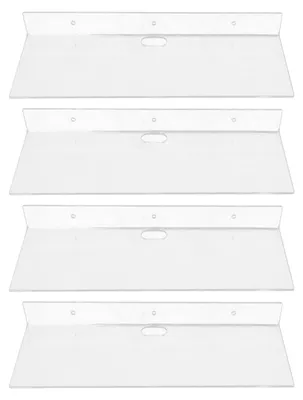 4er-Set Acryl-Schwebeboden, Wandhalter für Figuren, Kosmetik-Organizer