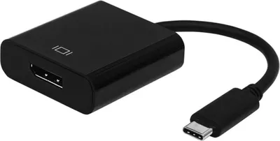 Produktbild von AISENS A109-0345, 0,15 m, DisplayPort, USB Typ-C, Männlich, Männlich, Gerade
