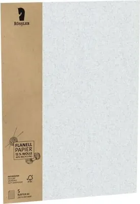 Image de Papier à lettres A4 Terra Flanell 120 g / lot de 5 feuilles