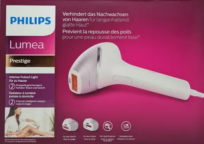 Zdjęcie produktu dla Urządzenie do depilacji IPL Philips BRI944/00 Lumea Prestige z technologią SenseIQ z 2 nasadkami