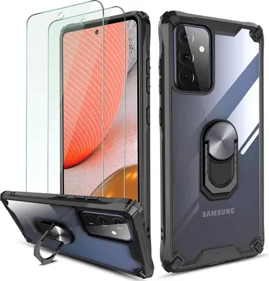 Image de Lot de coques en silicone pour Samsung Galaxy A72 + 2x verre trempé