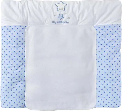 Produktbild von Baby-Delux Wickelauflage 70x75 inkl. abnehmbarer Frotteeauflage Magic Stars Blau Wickelunterlage Wickelkommode, Wickeltisch Baumwolle waschbar