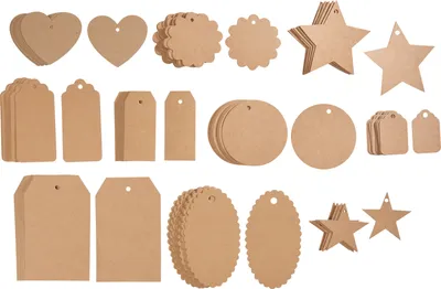Produktbild von VBS XXL Geschenk-Anhänger "Mix", 100 Stück