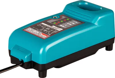 Produktbild von Makita DC1804F, Ladegerät, Makita, Schwarz, Türkis, 230 V, Nickel-Cadmium (NiCd), Nickel-Metallhydrid (NiMH)
