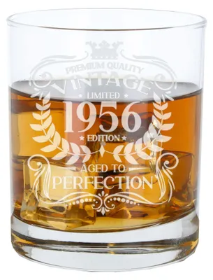 Obrázok produktu pre Sklenená pohárik na whisky k 69. narodeninám