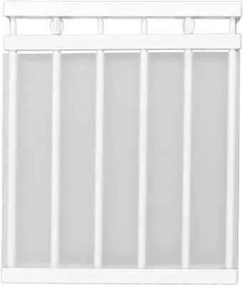Verstellbares Klemmregal für das Badezimmer, Einfache Installation, Multifunktional und Teleskopisch (50-80 cm)