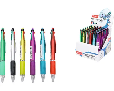 Obrázok produktu pre Viacfarebné pero (4 farby) + stylus