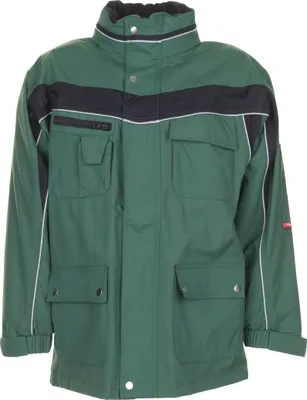 Produktbild von Größe S Herren Planam Plaline Winter Allwetterjacke grün schwarz Modell 2575