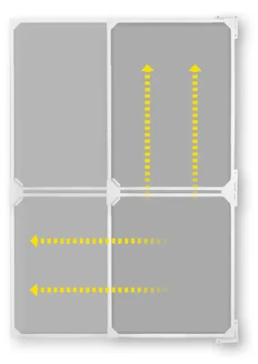 Immagine prodotto di Schermo telescopico EASYmaxx per zanzare, con porta a battente, accessorio per zanzariere, protezione contro le zanzare, protezione contro gli insetti, ideale per la vostra zanzariera