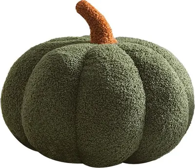 Produktbild von Dekorativer Kürbis-Kissen, 20 cm, grün, für Haus, Kindergarten, Fotografie, Halloween