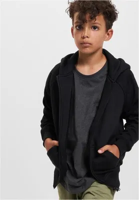Produktbild von UCK014C - Boys Zip Hoody black 158/164