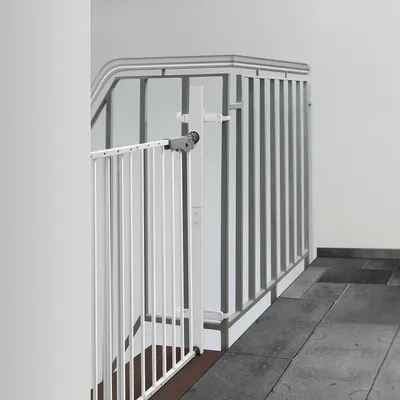 Produktbild von reer Stairflex Geländerbefestigungs-Set 870 x 50 x 20 mm, weiß