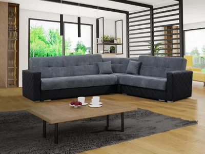 Immagine prodotto di Divano angolare moderno, tessuto  forma a L, divano componibile, soggiorno