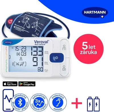 Image de HARTMANN Veroval Duo Control, Bluetooth